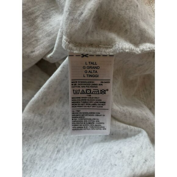 Old Navy Hooded Sweatshirt Lightweight Long Sleeve Colorblock Women's Large Tall - Picture 8 of 9